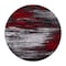 Flash Furniture Red 7' x 7' Round Abstract Design Accent Area Rug ACD-TZ-863-7R-RD-GG - alternate 9